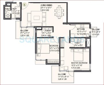  2 BHK Apartment at Ireo Uptown, Sector 66 – for Rent