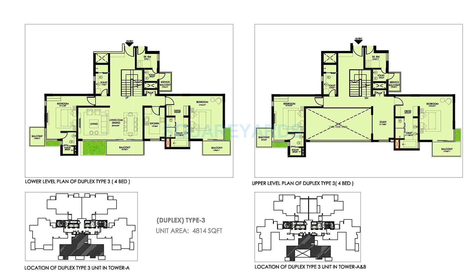 4 BHK 4814 Sq. Ft. Apartment