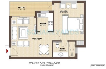  1 BHK Apartment at Kashish Manor One, Sector 111 – for Sale