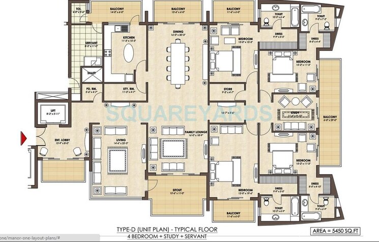 Other, kashish-manor-one 4 Bedroom 5450 Sq.Ft. Apartment In Sector 111 Gurgaon 8383092
