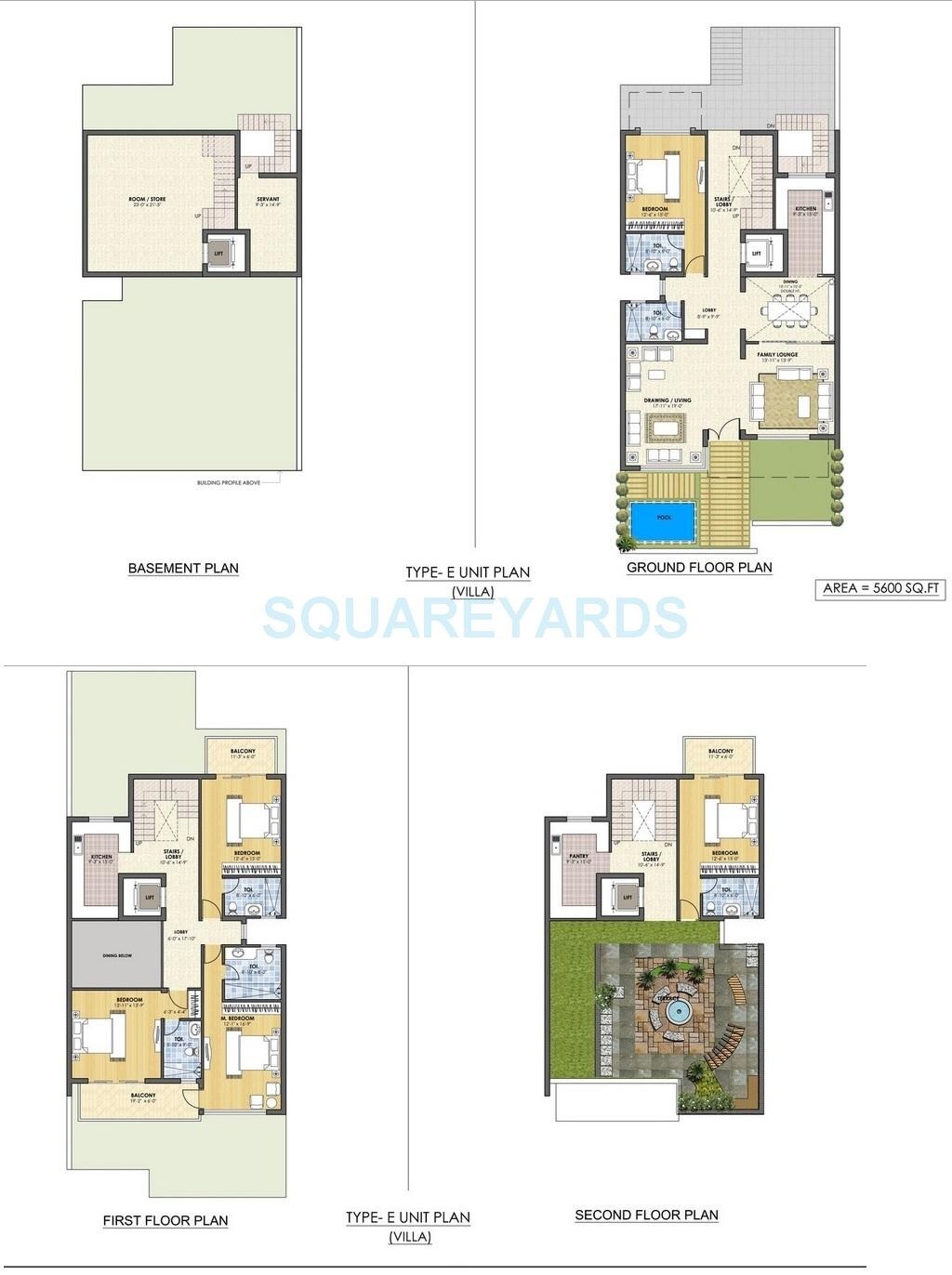 5 BHK 5600 Sq. Ft. Villa