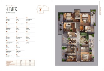  4 BHK Apartment at Keystone Seasons, Sector 77 – for Sale