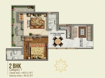  2 BHK Apartment at Kshitij Ramsons, Sector 95 – for Sale
