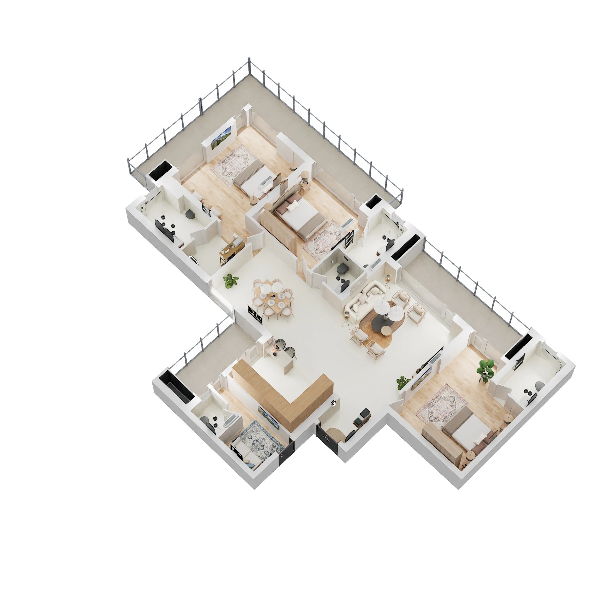 3 BHK 2920 Sq. Ft. Apartment