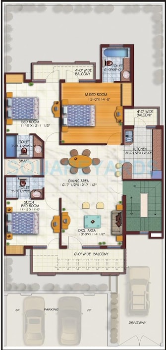 3 BHK Apartment For Rent in M2K Aura Sector 47 Gurgaon  7575281