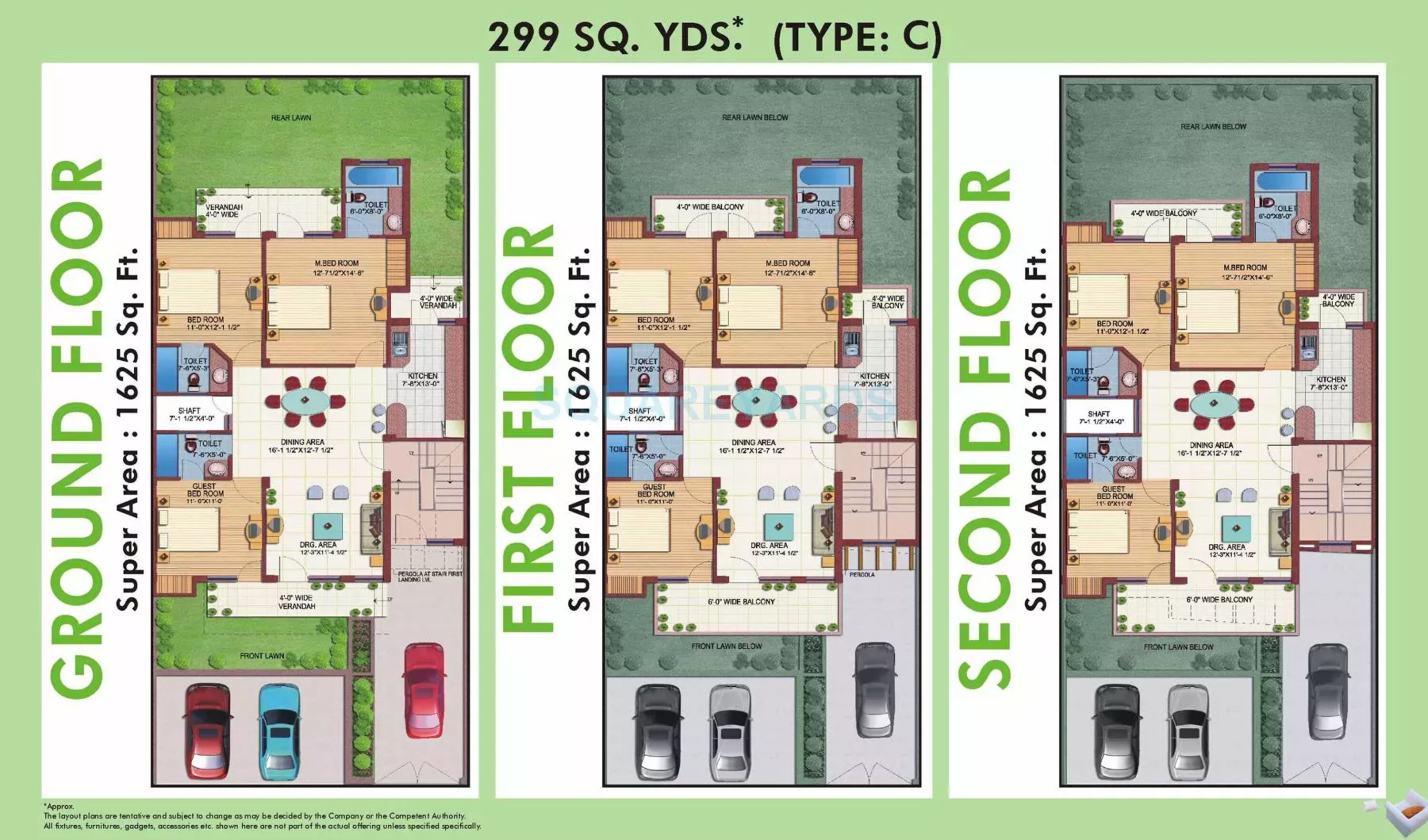3 Bhk 2300 Sq Ft Independent Floorsecond Floor For Sale In M2k
