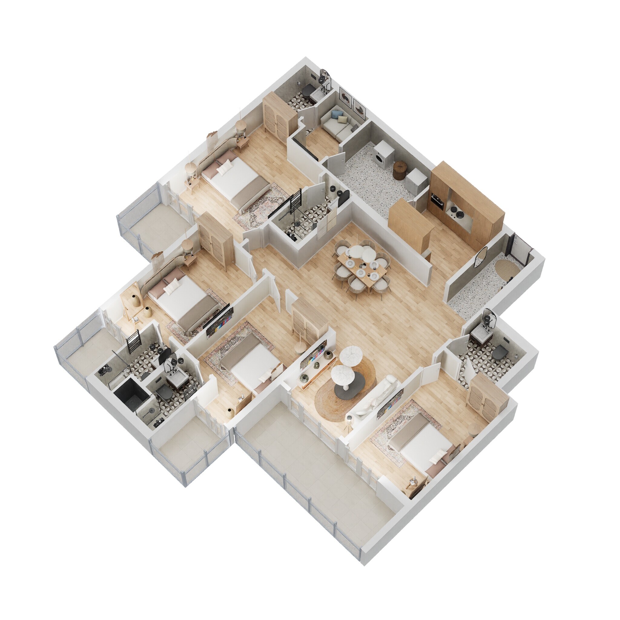 4 BHK 2270 Sq. Ft. Apartment