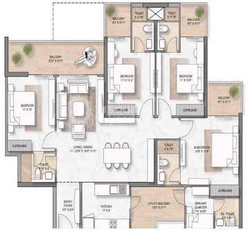  4 BHK Apartment at M3M Crown, Sector 111 – for Sale