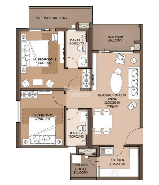  2 BHK Apartment at M3M Flora 68, Sector 68 – for Sale