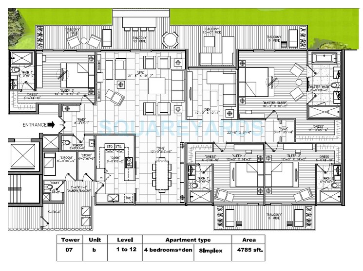 Other, m3m-golf-estate 4 Bedroom 4785 Sq.Ft. Apartment In Sector 65 Gurgaon 7887333