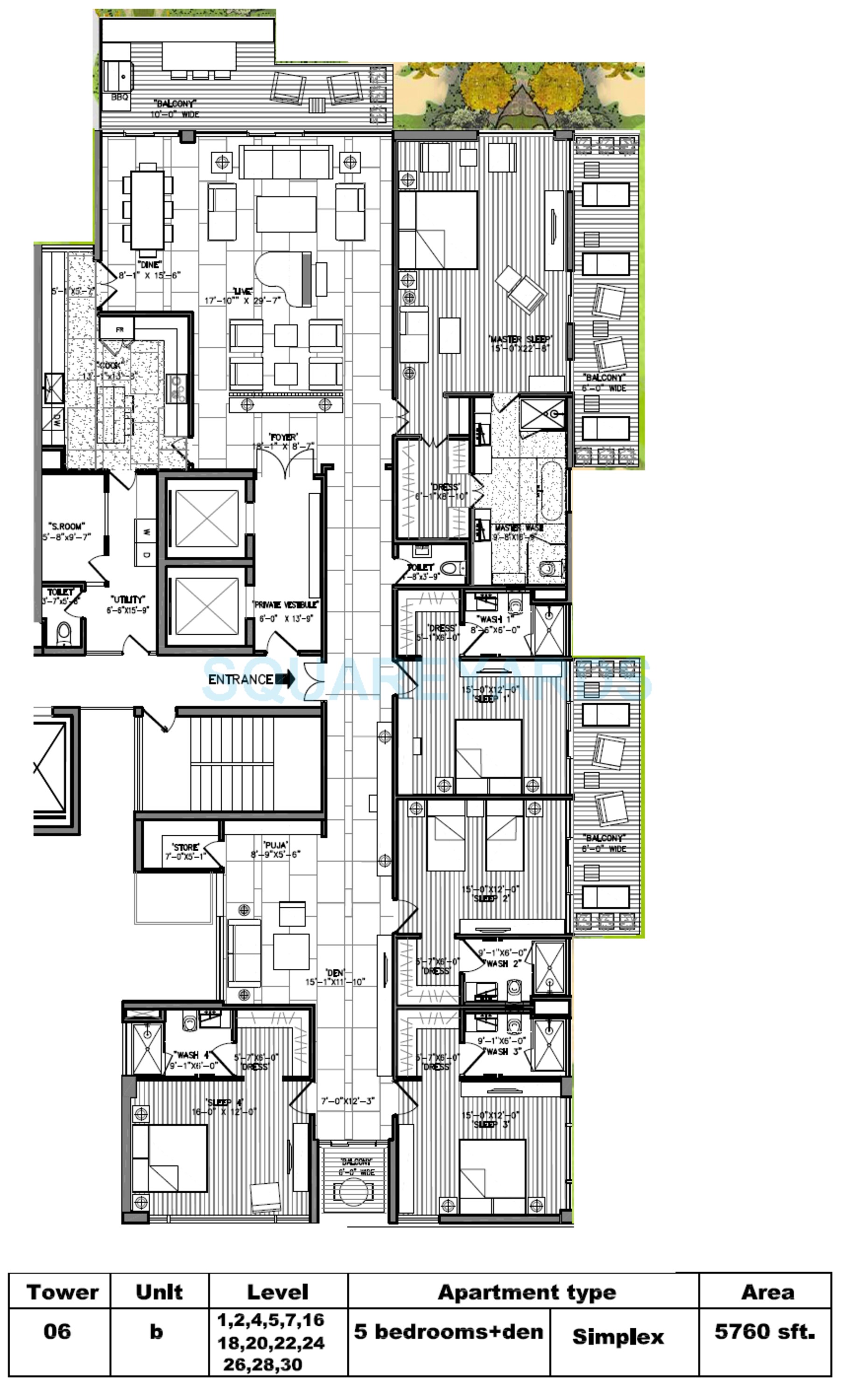 m3m golf estate apartment 5bhk 5760sqft 1
