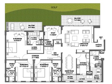 3 BHK Apartment at M3M Golf Estate Fairway East, Sector 65 – for Sale