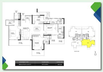  3 BHK Apartment at M3M Golf Hills, Sector 79 – for Sale