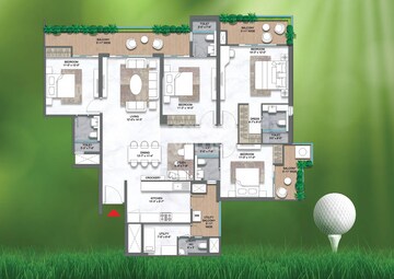  4 BHK Apartment at M3M Golf Hills, Sector 79 – for Sale