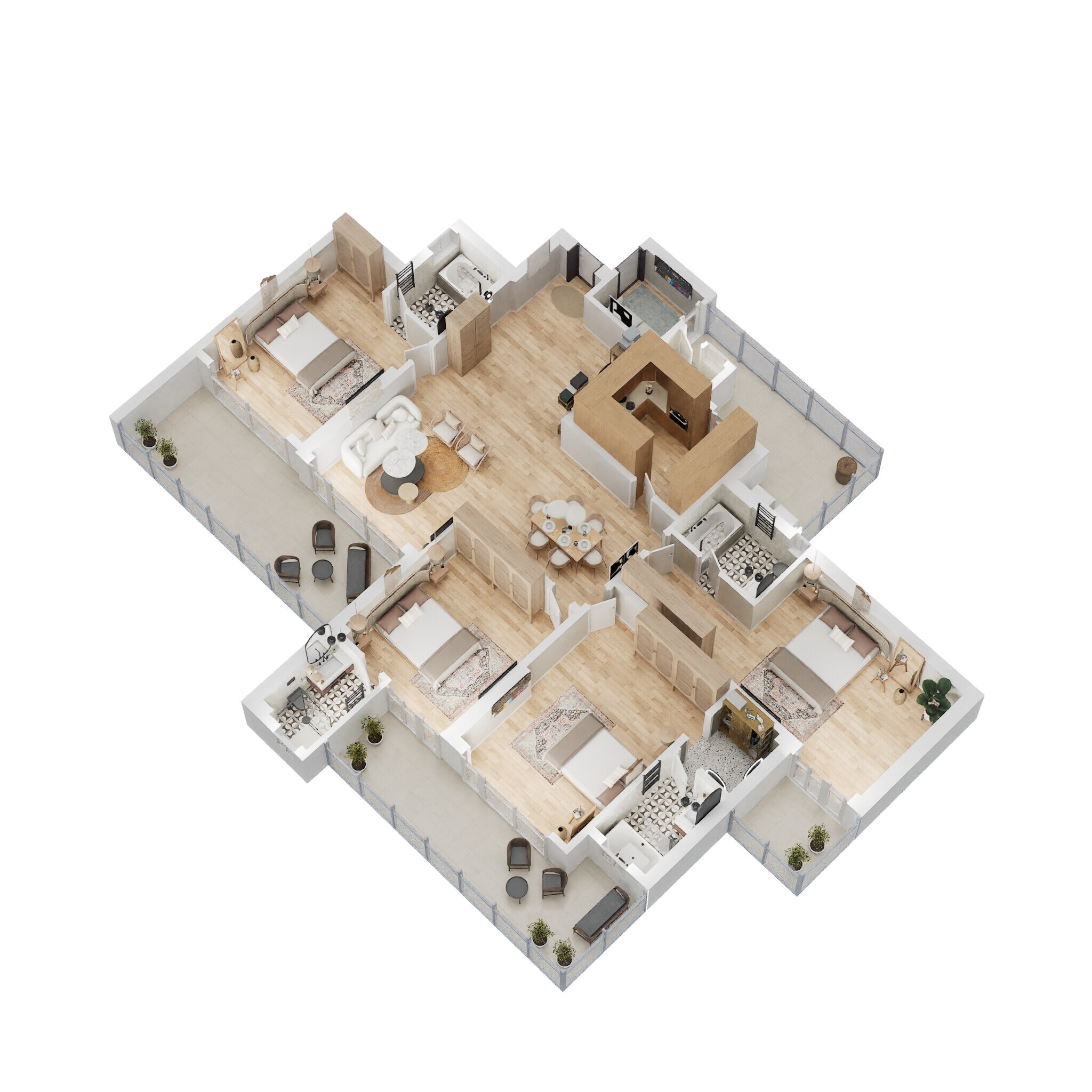 4 BHK 2700 Sq. Ft. Apartment