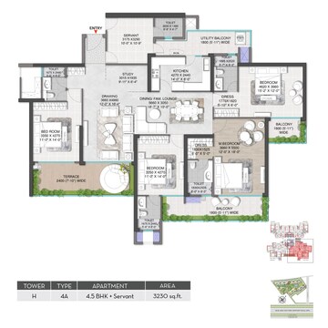  4 BHK Apartment at M3M Mansion, Sector 113 – for Sale