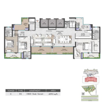  4 BHK Penthouse at M3M Mansion, Sector 113 – for Sale