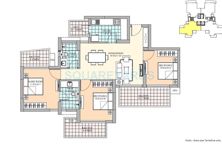 Other, m3m-marina 3 Bedroom 1746 Sq.Ft. Apartment In Sector 68 Gurgaon 4523731