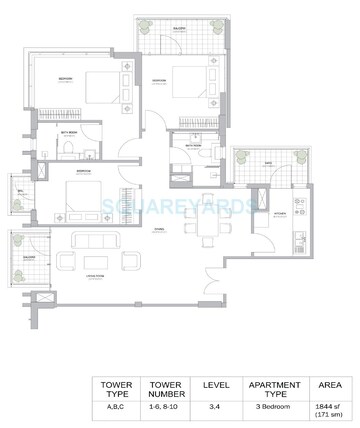  3 BHK Apartment at M3M Merlin, Sector 67 – for Sale