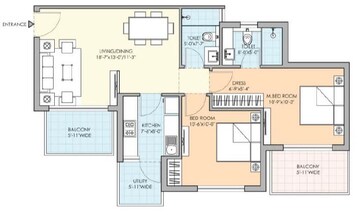  2 BHK Apartment at M3M Natura, Sector 68 – for Rent