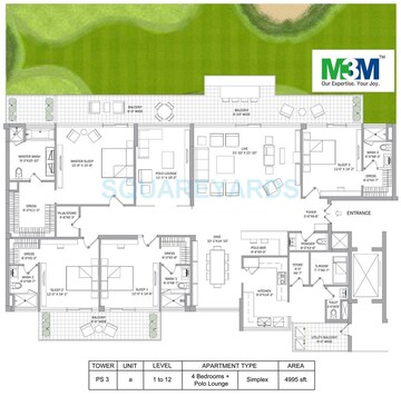  4 BHK Apartment at M3M Polo Suites, Sector 65 – for Sale