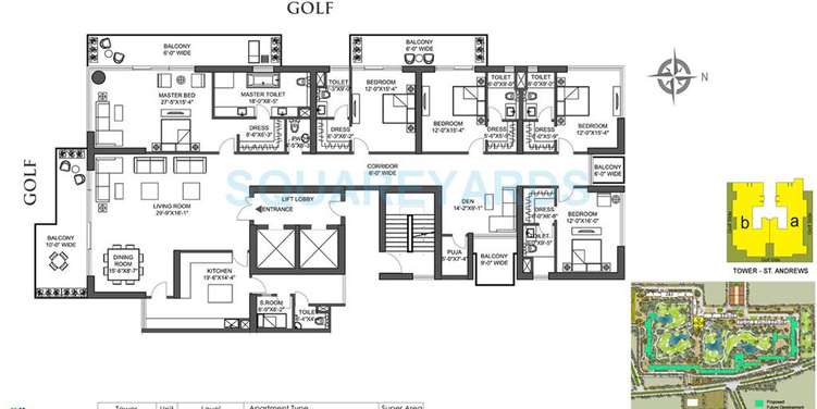 m3m st andrews golf residences apartment 5bhk 6265sqft 1