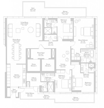  4 BHK Apartment at M3M Trump Tower, Sector 65 – for Sale