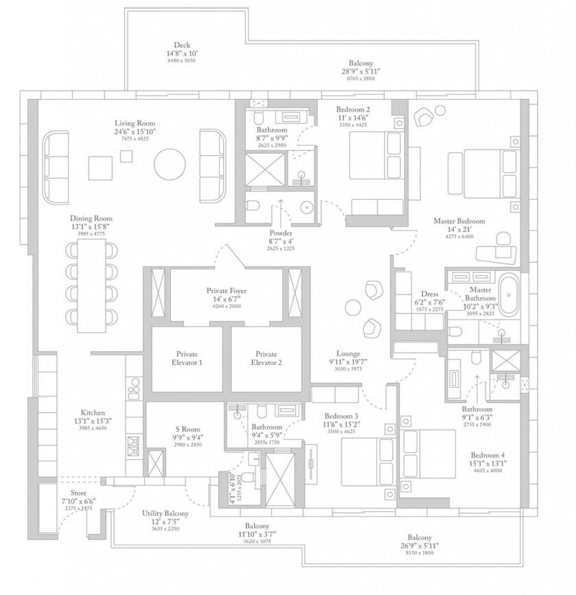 Other, m3m-trump-tower 4 Bedroom 4550 Sq.Ft. Apartment In Sector 65 Gurgaon 8042811