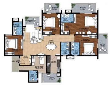  4 BHK Apartment at M3M Woodshire, Sector 107 – for Sale