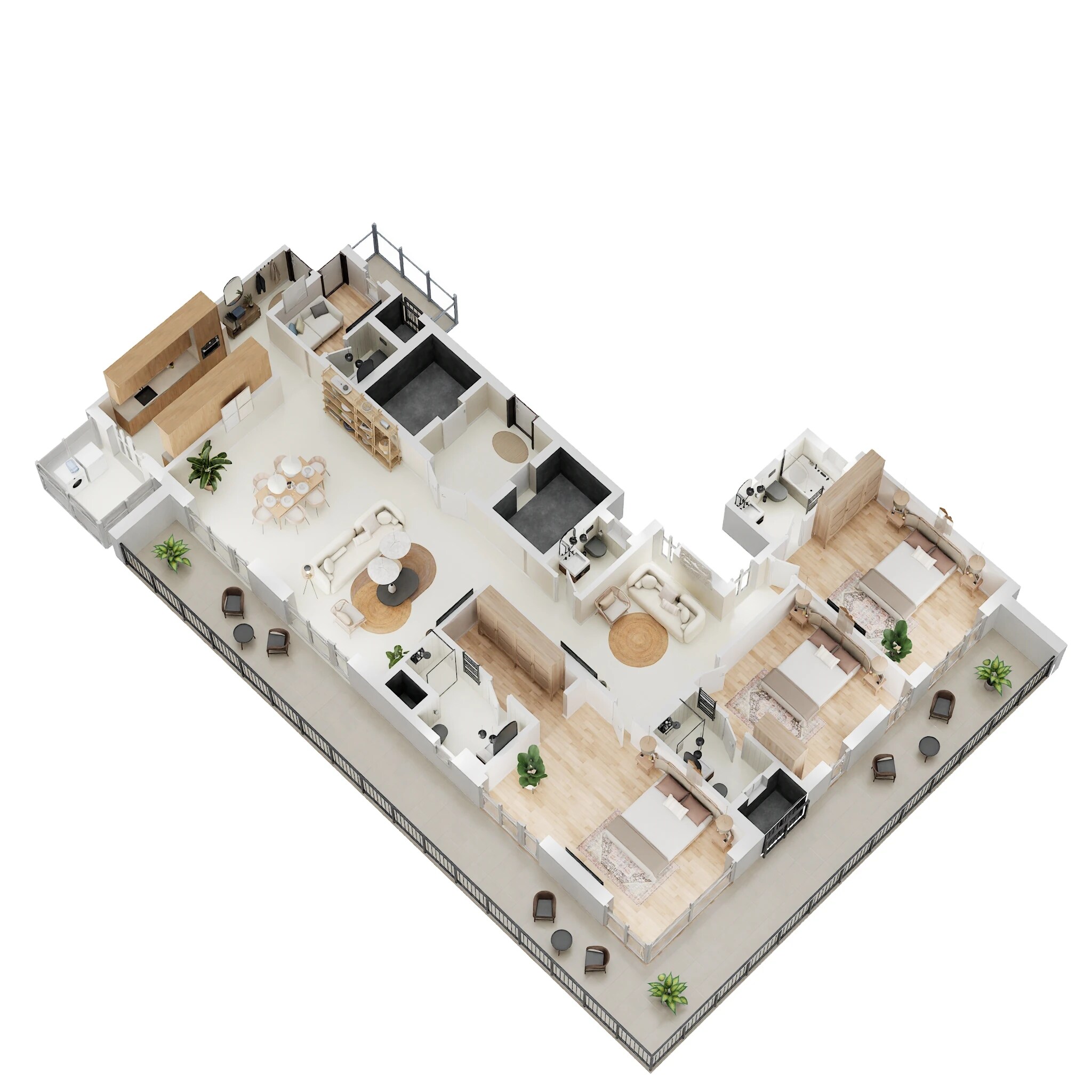 3 BHK 2985 Sq. Ft. Apartment