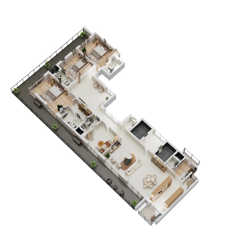 mahindra luminare apartment 4 bhk 3625sqft 20204513084503
