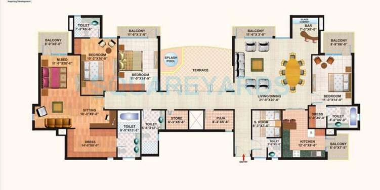 mapsko casa bella apartments penthouse 4bhk 3795sqft 1