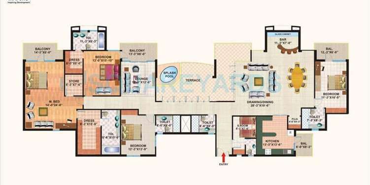 mapsko casa bella apartments penthouse 4bhk 4890sqft 1