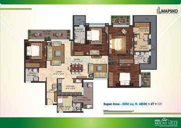  4 BHK Apartment at Mapsko Mount Ville, Sector 79 – for Sale