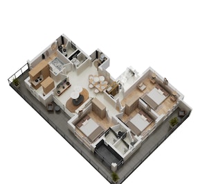 3 BHK 2611 Sq. Ft. Apartment in Max Estate 360
