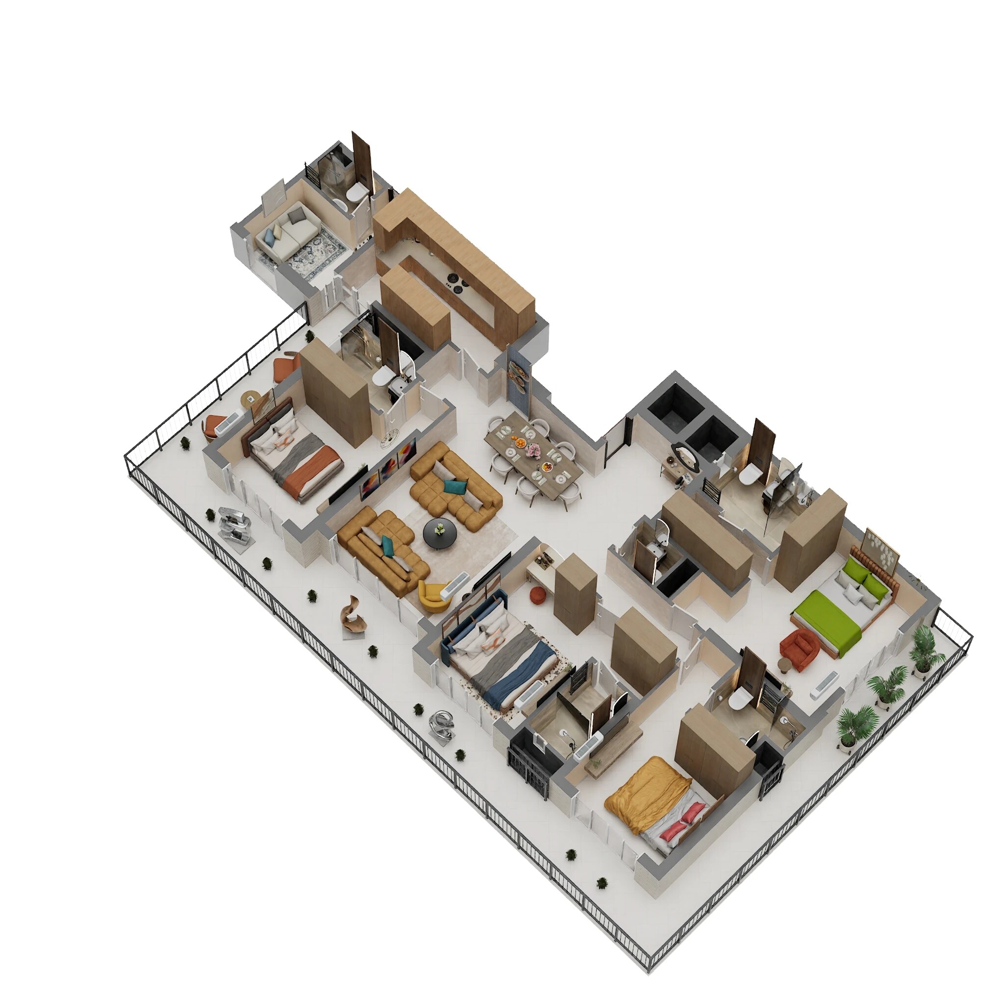 4 BHK 4082 Sq. Ft. Apartment