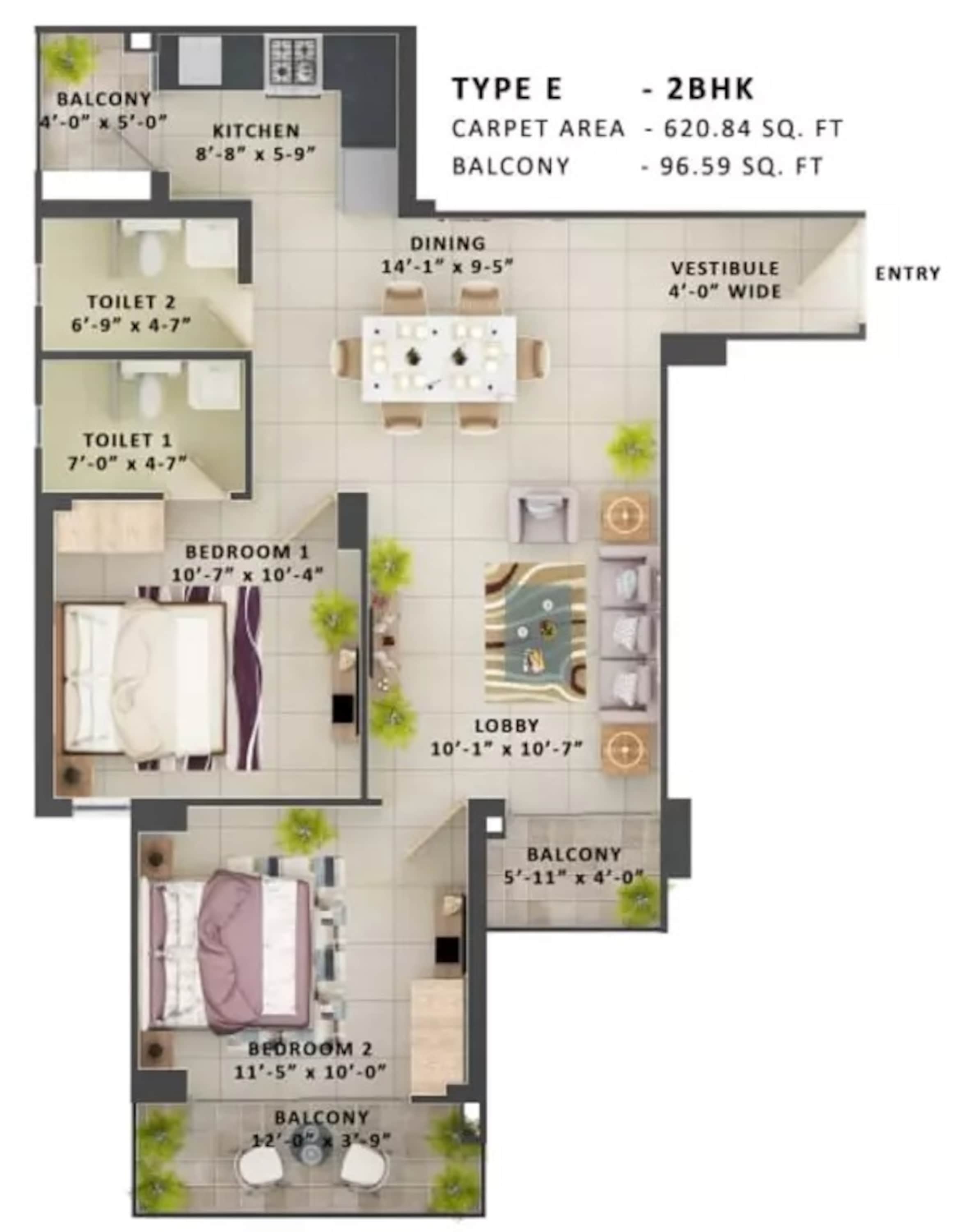 mrg the meridian apartment 2bhk 621sqft31