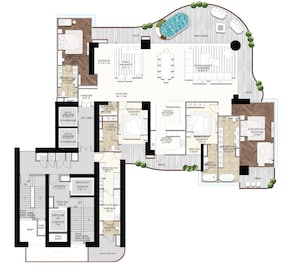 5 BHK 5800 Sq. Ft. Apartment in MVN Aero One Gurgaon