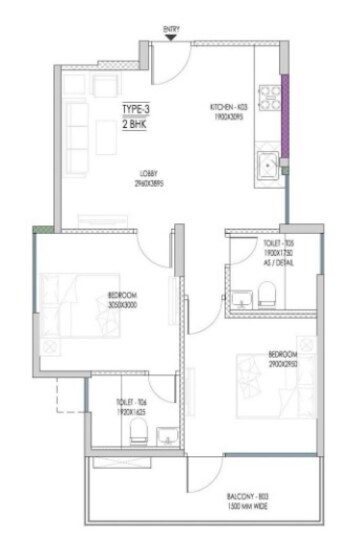  2 BHK Apartment at MVN Athens Phase II, Sohna Sector 5 – for Sale