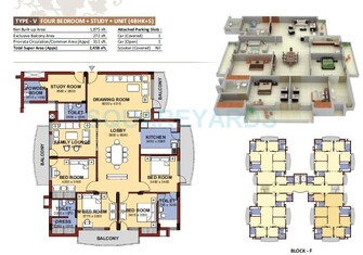 4 BHK Apartment For Resale in NBCC Heights Sector 89 Gurgaon  6807647