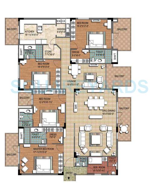 ninex city apartment 4bhk block b 4280sqft 1