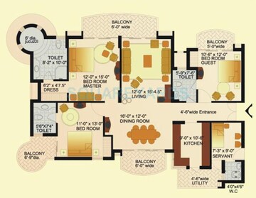  3 BHK Apartment at Omaxe The Nile, Sector 49 – for Sale