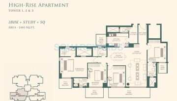 3 BHK Apartment at One Indiabulls, Sector 104 – for Sale