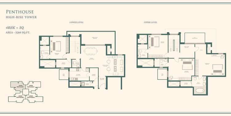 one indiabulls penthouse 4bhk sq 3260sqft 1