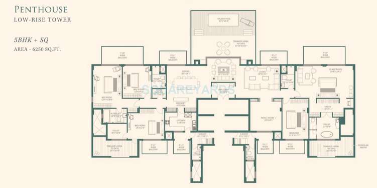 one indiabulls penthouse 5bhk sq 6250sqft 1