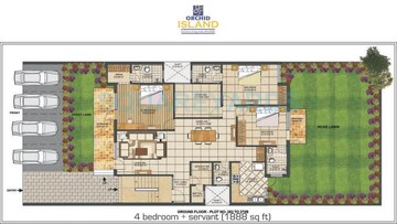  4 BHK Apartment at Orchid Island, Sector 51 – for Rent