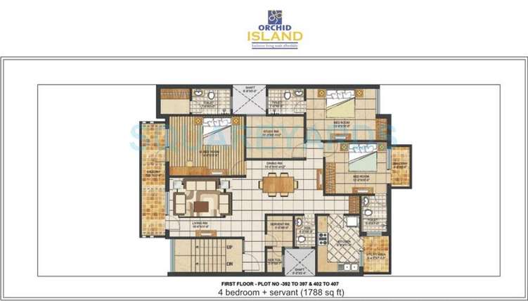 orchid island apartment 4bhk sq typical floor 1788sqft 1