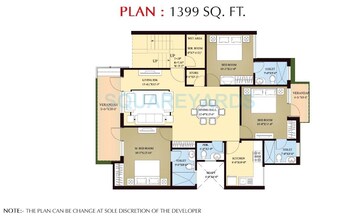  3 BHK Apartment at Orchid Island, Sector 51 – for Rent