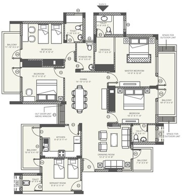  4 BHK Apartment at Orris Aster Court Premier, Sector 85 – for Sale