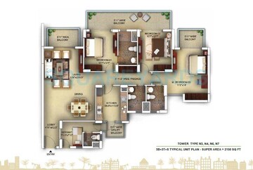  3 BHK Apartment at Paras Irene, Sector 70a – for Rent
